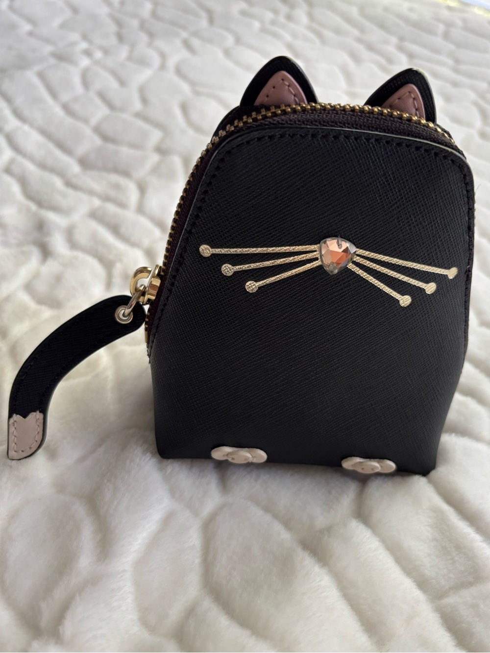 Kate Spade NY JAZZ THINGS UP CAT COIN PURSE - Picture 4 of 12